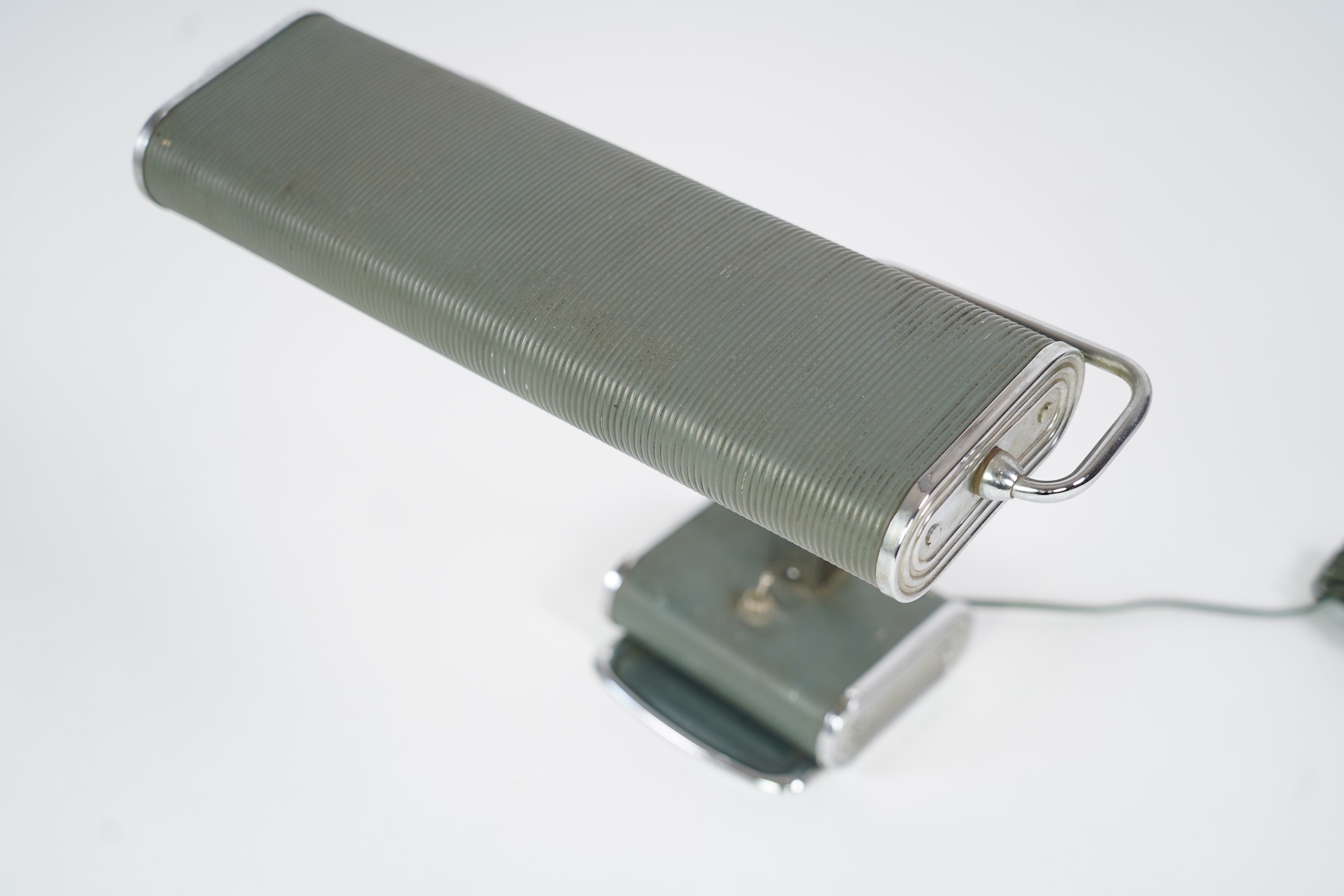 Eileen Gray (Irish, 1878-1976) for Jumo: A 1950s chrome desk lamp